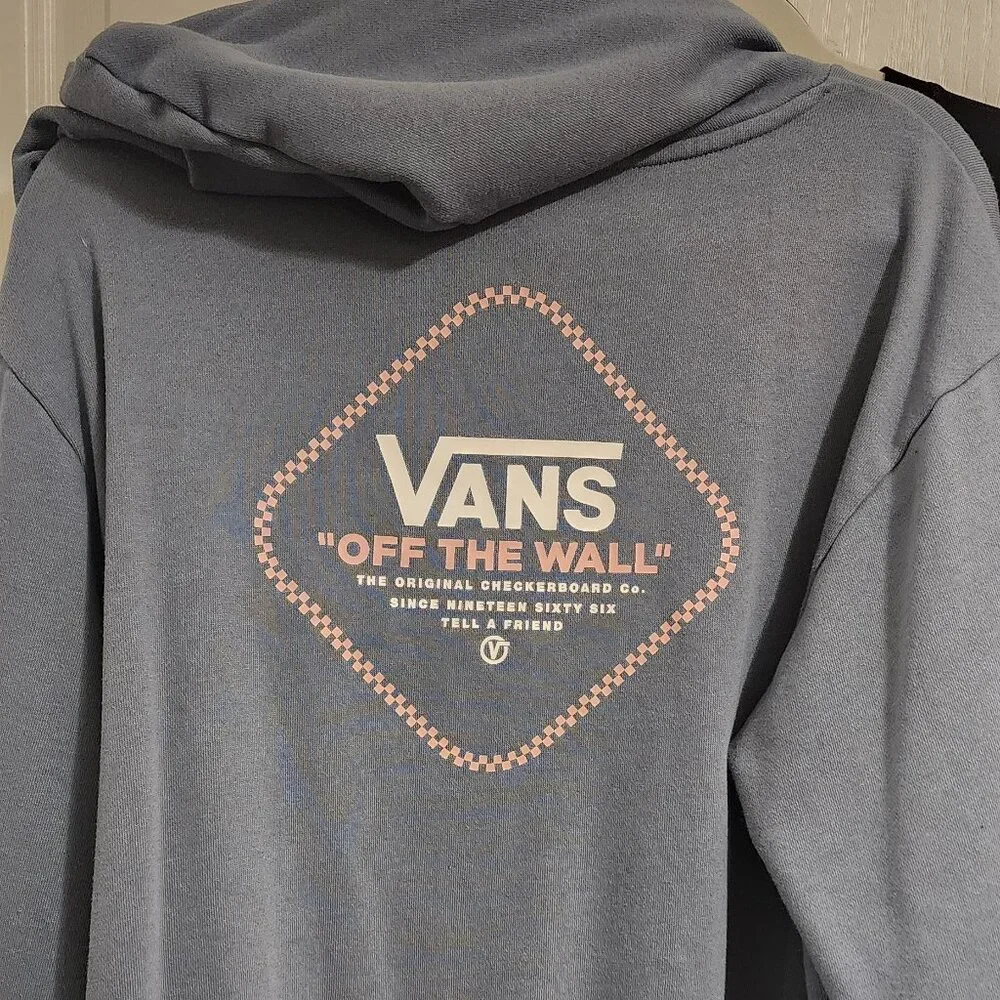 Vans "Off The Wall" Hoodie | Blue | Size XL - Picture 3 of 3